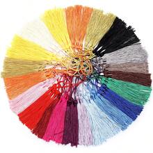 30 chiếc/gói Mặt dây chuyền tua rua bằng polyester kèm dây, tua rua nhiều màu sắc kiểu Trung Quốc, dài 8cm, thích hợp trang trí làm bookmark, móc khóa, đồ treo xe, dây đeo điện thoại, phụ kiện Hanfu tự làm. - Dây tua rua có dây treo - Xem 11