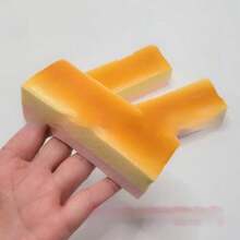 1pc Trending Original Design Grilled Cheese Stick Squishy - Super Slow Rebound Sticky Ultra Soft Stress Relief Toy | Adult Desk Fidget Gadget - Multicolor - View 8