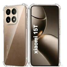 3IN1 2026 NEW For Xi Ao Mi 15T/15TPro Case Transparent And Impact-Resistant Mobile Phone Case+Full Screen Clear Tempered Film For Xi Ao Mi 15T/15T Pro+Lens Film Screen Protection Essentials, Applicable To Daily Shield, Office, Home Daily Shield Office Home Phone Screen Protector Phone Accessories Waterproof Shockproof Anti-Fall Scratch Resistant - Clear - View 3