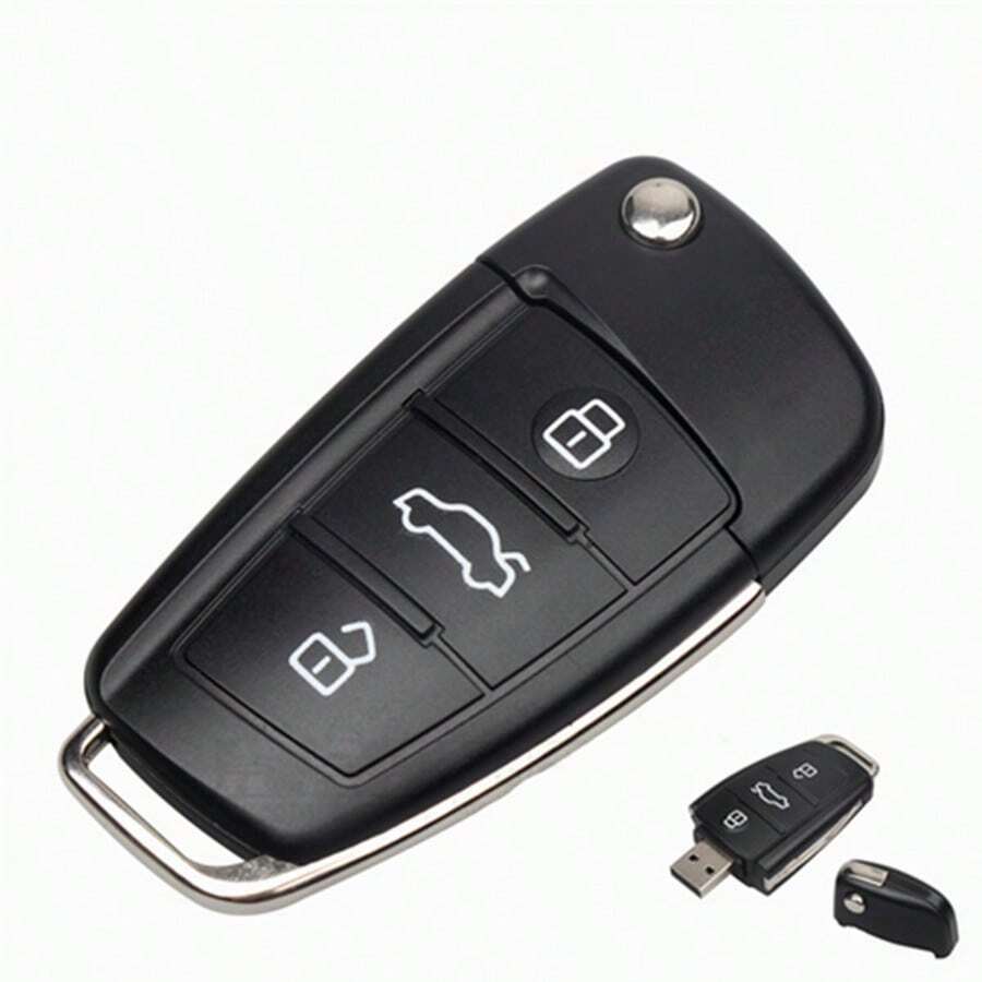 BIYETIMI Cute Creative USB Flash Drive, Camera USB, Dual Use For Phone & Computer, High-Speed USB Storage For Car - Black - View 1