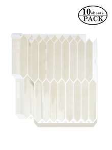 WoStick 11.4"*9" Long Hexagon Peel And Stick Backsplash Tiles - 4/10/20 Sheets Self-Adhesive Wall Tiles For Kitchen Bathroom Fireplace RV - Multicolor - View 22