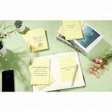 9 Pads Lined Sticky Notes 4x6 Inch Post, Yellow, Clean Removal, Se--Stick Pads, Large Sticky Notes Easily Used For Home, Office, Schoolsss, 40 Sheets/Pad - 黃色 - 查看 4