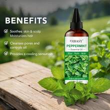 3.4 液盎司薄荷精油 - 100% 纯天然薄荷油 - 优质精油，适用于香薰机、芳香疗法、护肤、按摩、蜡烛和肥皂制作