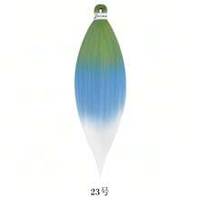 26英寸预拉伸编发，适用于专业编发接发，低温丝滑Yaki纹理卡尼卡隆合成纤维