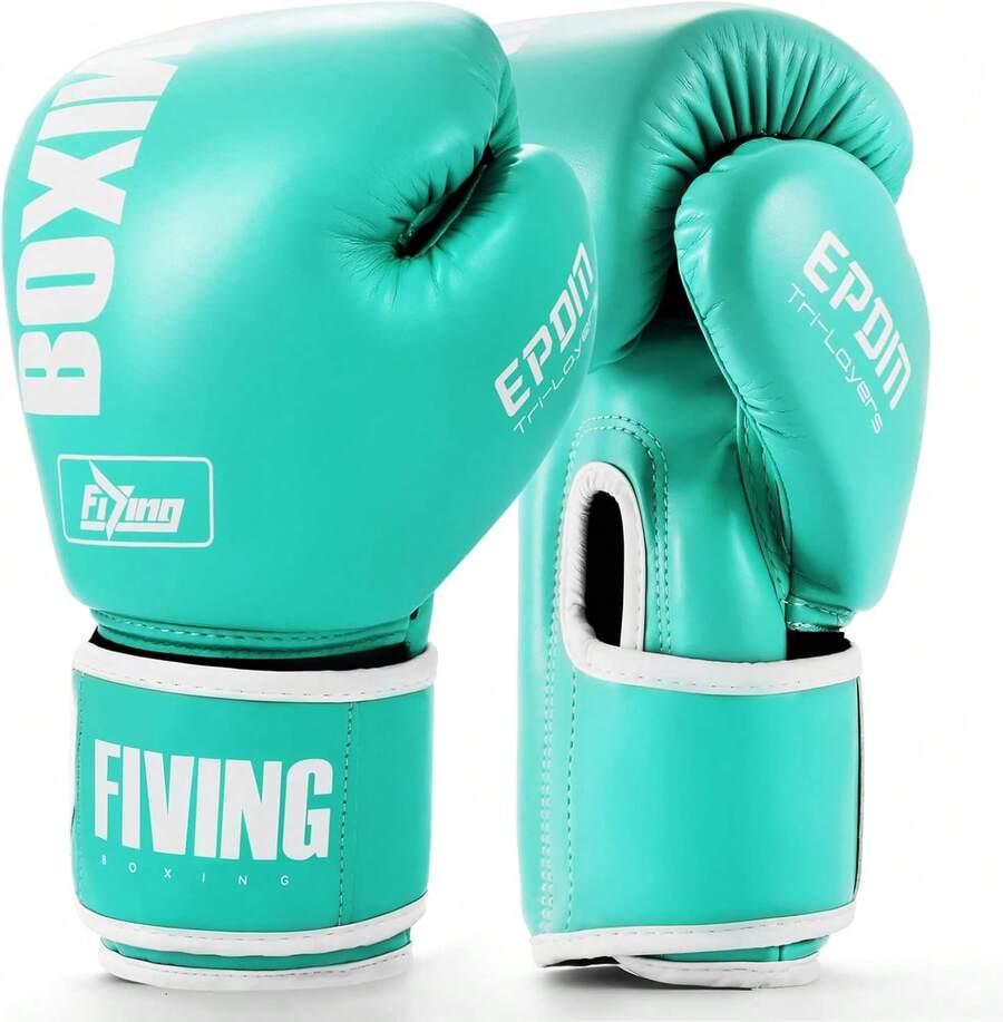 Guantes de Boxeo para Hombres y Mujeres, adecuados para Boxeo, Kickboxing, Artes Marciales Mixtas, Muay Thai, Artes Marciales Mixtas, Artes Marciales Mixtas,MMA, Bolsa Pesada Entrenamiento - Blanco - Ver 1