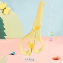 Paper Handwork Tapes Set (4pcs Glue Tape + 1pc Clipper), Pen Style Double Sided Adhesive Dot Tape, Macaron Color Clippers, For Paper Memo Diary Craft DIY Scrapbook Tape, Student Back To School Office