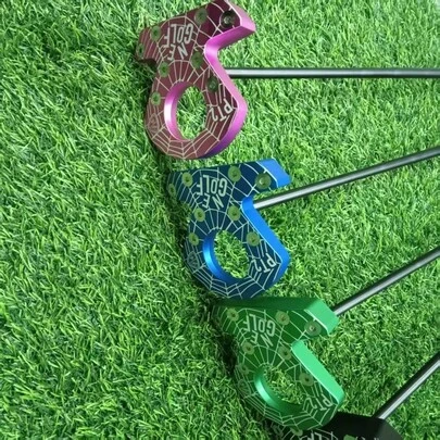 PT02 Limited Spider Nine Elenev Golf Putter, Straight Putter, CNC Milled 6061 Aviation Aluminum, Plasma Anodized, Self-Balanced Face And Alloy Counterweight Screws, Zero Torque