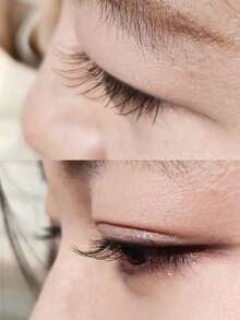 100pcs Mixed Size Natural Looking Segmented Mink Eyelashes, Fairy Wispy Flare False Lashes, Cruelty-Free Lash Extensions - C - View 3