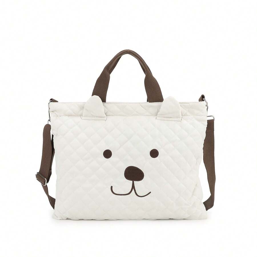 1个妈妈包，孕妇尿布包，单肩手提包，大容量收纳包 - 彩色 - 查看 1