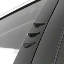 10pcs Car Aerodynamic Spoiler Strips, Automotive Bumper Guards, Decoration Strips, Wind Noise Reduction, Car Body Modification Airflow Deflector - 10 PCS Spoiler Strips - View 4