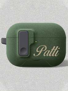 [Customizable] Personalized Pop-Up Flashing Earphone Case With Custom Lettering, DIY Earphone Protective Case, Suitable For 1/2/3/4 Pro/2 Pro/3, Luxury Protective Case, Perfect Gift For Birthdays, Christmas, And Halloween.