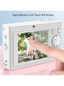 Cámara Digital, Cámara para Niños HD 1080P, Cordón, 50 MP, Pantalla TFT de 2,88 Pulgadas, Zoom Digital de Pliegues Múltiples, Antivibración, Compatible con Tarjeta de Memoria de,39172173 - Multicolor - Ver 5