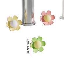 3pcs Flower Shaped Sink Overflow Hole Plug, Bathroom Sink Sealing Cover, Silicone Overflow Drain Stopper, Anti-Leak/Sink Silicone Sealing Cover, Anti-Splash, Anti-Odor Water Plug - Multicolor - View 7