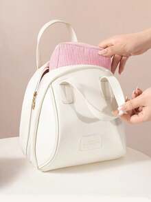 1pc Creative New Fashionable Cute Girl Portable Sanitary Pad Storage Bag, Mini Cartoon Girl Period Hygiene Pad Organizer Bag, Travel Cosmetic Bag, Coin Purse, Toiletry Bag, Multi-Functional Storage Bag, Suitable For Storing Coins, Cosmetics, Lipstick, Sanitary Pads, Tissues And Other Small Items, Ideal For Women On Business Trips, Vacations, Students Back To School, Also Suitable As Gifts For Friends, Valentine's Day - Multicolor - View 8