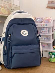 Women's Cartoon Character Large Capacity Functional Backpack For Daily Use - Multicolor - View 3