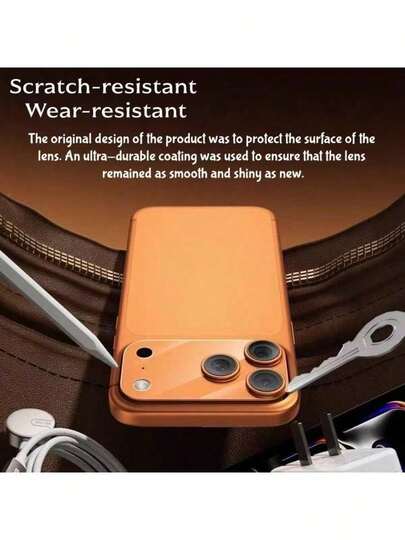 Yezodawee 适用于 17/17 Pro/17 Pro Max/17 Air 的 4 片装全新磨砂保护摄像头镜头垫，防刮膜，耐用垫片，采用耐用/优质材料，全新升级，触感顺滑，质地细腻