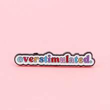 翻领珐琅徽章和胸针，背包装饰别针，酷炫时尚，送礼佳品 - 彩色 - 查看 1