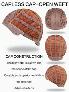 12 Inch Orange Short Bob Wig - Suitable For Beginners, Heat Resistant Synthetic Hair, With Bangs, Suitable For Daily Wear And Cosplay - Multicolor - View 8