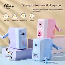 Disney Cartoon Pencil Sharpener, Large Diameter Student Automatic Lead Refill Manual Pencil Sharpener, Back To School Essential - Multicolor - View 10