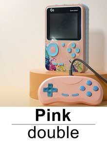 Máy chơi game cầm tay hoàn toàn mới, màn hình lớn 3 inch, tay cầm chơi game kiểu cổ điển, tích hợp 500 trò chơi kinh điển, hỗ trợ chơi 2 người, kết nối với TV, máy chơi game mini di động, món quà tuyệt vời cho chồng và bạn trai. - Nhiều màu - Xem 18