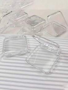 Transparent Acrylic Nail Art Display Box, Transparent Acrylic Dust-Proof Nail Art Display Box, Transparent Acrylic Jewelry/Card Storage Box - Multicolor - View 2