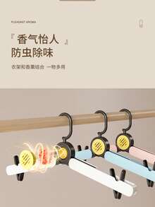 Premium Fragrance Folding Portable Clothes Hanger, Multifunctional Travel Essentials