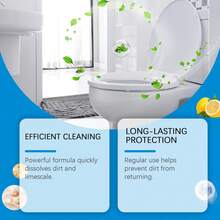 Toilet Cleaning Tablets, Efficient Toilet Cleaner, Stain Remover, Descaler, Deodorizer Effervescent Tablets - Multicolor - View 5
