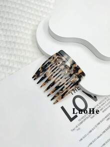 1 chiếc lược cài tóc họa tiết da báo Luohe Jewelry, lược phụ kiện tóc, lược chống tĩnh điện, lược chịu được axit axetic, lược chống gãy. - Nhiều màu - Xem 6