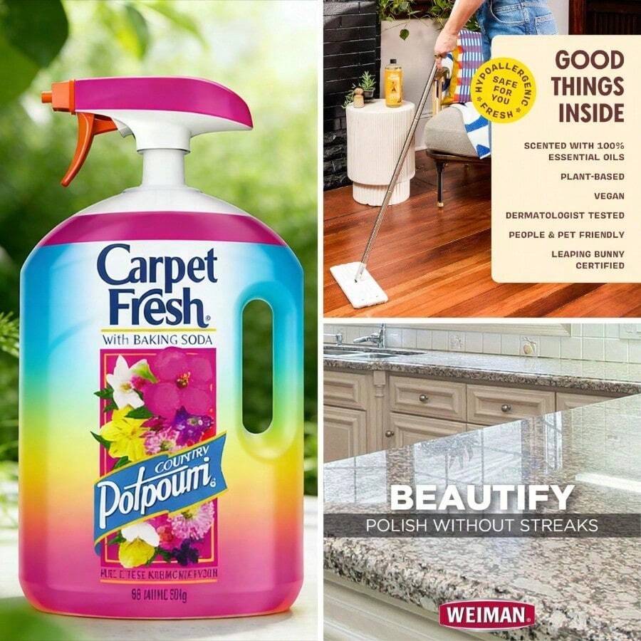 Carpet Fresh Rug And Room Deodorizer With Baking Soda, Mountain Essence Fragrance, 14 OZ - 14 Ounce (Pack of 1) - 查看 1