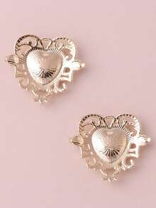 Red Heart Shaped Crystal Pendant, Suitable For DIY Necklace