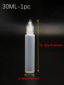 Botellas exprimibles rellenables, paquete de botellas de plástico transparente con tapa tipo bolígrafo, botellas exprimibles rellenables de 15ml/30ml para pegamento, aceites esenciales y líquidos - Multicolor - Ver 11