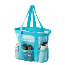 Mesh Swimming Bag, Fitness Bag, Fashionable Sports Ultralight Handbag, Beach Bag - Multicolor - View 13