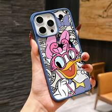 Disney Patterned Phone Case. Mickey Mouse, Stitch, Donald Duck, Minnie Mouse, Goofy, Pluto, And Daisy Duck Pattern. Magnetic Phone Case.  Compatible With IPhone 17, 16, 15, 14, 13, 12 Pro Models And Galaxy, Offering Shockproof Protection. A Special Gift For Family, Friends, Birthdays, Holidays, And Special Occasions. A Stylish And Fun Accessory To Brighten Up Your Device With What And What Flair. - 粉色 - 查看 7