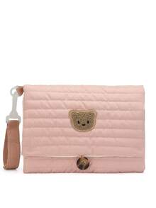 1 pieza Organizador colgante de pañales acolchado con diseño de oso, bolsa de almacenamiento con múltiples compartimentos - Multicolor - Ver 14