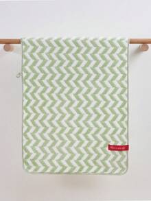 3条装珊瑚绒条纹吸水浴巾/洗脸巾，柔软速干珊瑚绒面巾，超强吸水超细纤维，适用于浴室、酒店、健身房、旅行、礼品、沙龙、运动、户外、海滩、学校、返校季、旅行配件、家居用品、毛巾、护肤 - 薄荷綠 - 查看 5