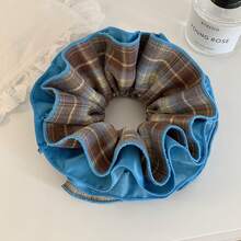 1pc Luxury Satin 4-Layer Hair Scrunchie, Unique Design, Elegant & Versatile Hair Accessory For Daily Use - Multicolor - View 8