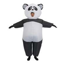 1pc Inflatable Panda Costume, Unisex - Full Body Heart-Themed Fancy Dress, Suitable For Halloween, Carnival, Christmas And Various Events/Parties - Giant Panda - View 1