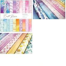 Craft Consortium - Bloc de papel de doble cara, 12 x 12 pulgadas, 30 unidades, acuarelas, 20 diseos - como se muestra en la figura - Ver 1