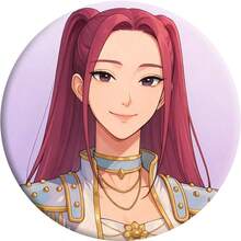 1pc HUNTRIX Witch Hunting Kpop Cartoon Metal Badge, Keychain, Mirror, Pendant, Accessories