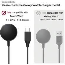 1pc Miimall Charger Stand Compatible With Samsung Galaxy Watch 6 5(40mm/44mm), Galaxy Watch 6 Classic/Watch 5 Pro Silicone Charging Stand Charger Base Holder With Integrated Cable Management Slot - White - View 7