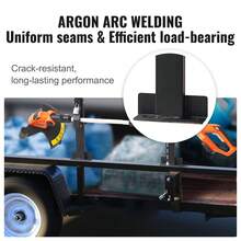 Trimmer Rack, 2 Place Weeder Trimmer Rack, Trim Holder Trailer Rack Carrier With Zinc Alloy Password Lock, Mount On Landscape Truck Trailer Enclosed Trimmer Rack  Eater Racks, Pair - Standing Type - 2-position - View 5