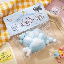 创意猫爪捏捏音乐可爱毛绒减压玩具新奇快速回弹减压玩具办公桌面感官玩具，趣味派对礼物，捏捏音乐生日礼物，小礼品袋填充物，缓解焦虑神器 - 彩色 - 查看 12