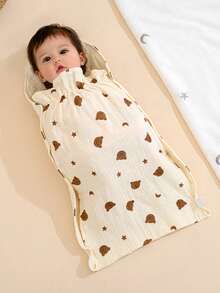 1pc 0-3 Months Baby Swaddle Blanket, Newborn Swaddle Wrap, Hospital Receiving Blanket, Wearable Infant Blanket, Baby Swaddle Wrap, Easy Change Swaddle, Wearable Baby Blanket, Infant Swaddle - Swaddling - View 11