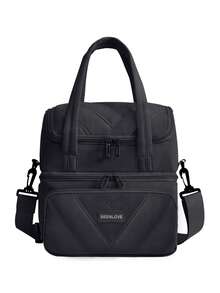 1 túi đựng cơm trưa cách nhiệt hai lớp dành cho nữ có quai đeo vai, hộp cơm trưa cách nhiệt dung tích lớn dành cho nam, túi đựng cơm trưa dày dặn dễ thương dành cho học sinh, túi đựng đá dã ngoại di động, túi đựng cơm trưa tái sử dụng cho văn phòng, dã ngoại, leo núi, bãi biển, túi đựng cơm trưa du lịch chống rò rỉ, túi giữ lạnh, túi đựng đồ dùng học tập, dành cho người lớn chuẩn bị cho năm học mới. - Nhiều màu - Xem 17