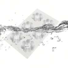 1个硅胶花朵烘焙模具，6孔圆形巧克力模具，可重复使用不粘蛋糕模具，非常适合生日和特殊场合，手工制作，尺寸：30.0x17.5x2.79厘米，烘焙必备|花朵蛋糕模具|耐用烘焙模具，蛋糕装饰用品 - 彩色 - 查看 4