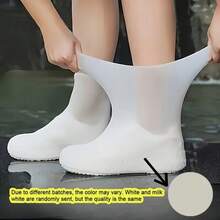 1雙中性防水防滑鞋套，戶外雨具，適用於戶外使用，在潮濕環境中保持鞋子乾燥，防水鞋套，雨鞋套，雨鞋保護套，個人護理用品 - 彩色 - 查看 6