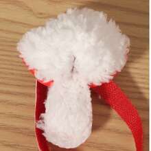 4pcs/Set Pet Waterproof Leather Snow Boots, Anti-Slip Warm Lining Adjustable Strap Suitable For Small Dogs In Winter - Black - View 9