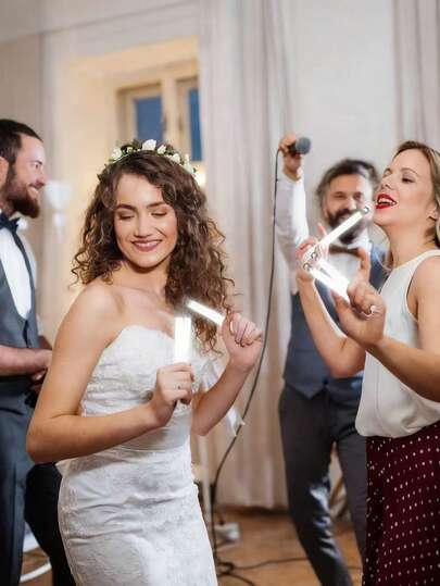 12/24high-Quality 6-Inch Fluorescent Sticks With Hooks, Suitable For Use As Night Lights. They Can Last Up To 9 To 12 Hours Of Continuous Illumination. Perfect For Outdoor Camping, Party Lighting Supplies, Party Gifts, Birthday Gifts, Gift Recommendations