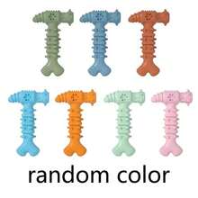 1pc Dog Chew Toy - Interactive Dental Stick, Suitable For Small To Large Dogs, Made Of Thermoplastic Rubber, Promotes Dental Health, Freshens Breath, And Aids Teeth Development. Dog Chew Toy, Dog Dental Care, Chew Toy, Dog Toy - Random Color - View 5