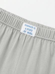 Balabala Unisex Home Pants, Soft Comfortable Fabric, Universal Fit, Relaxed Summer Loungewear - Gray - View 3